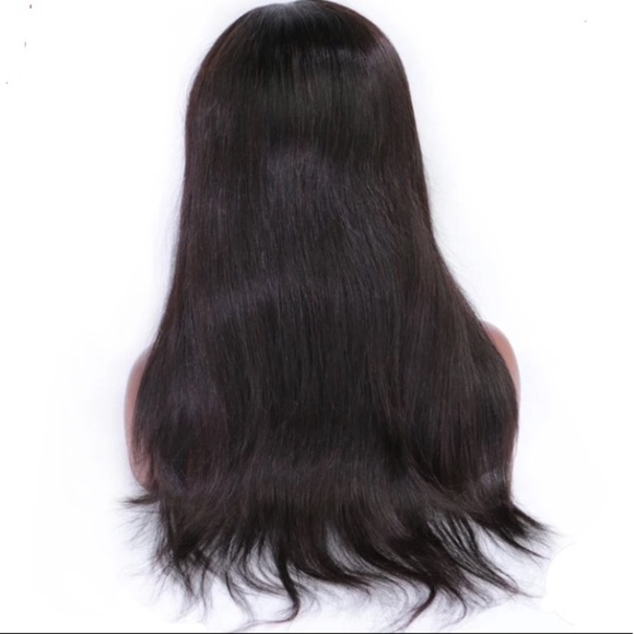 ?KIDA 24” 1B 100%BRAZILIAN S8 HAIR LACE FRONT WIG main image 4